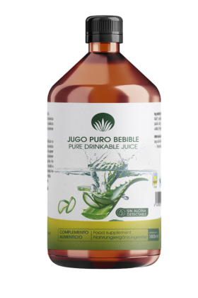 Jugo Puro Aloe vera Complemento alimenticio a base de Aloe vera - 1000ml